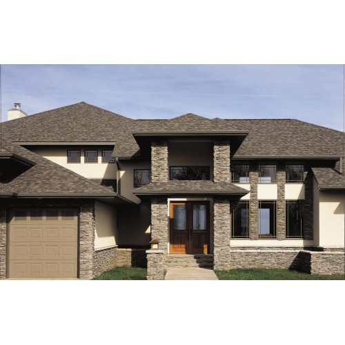 Гибкая черепица CertainTeed Landmark Weathered Wood - двухслойная ламинированная черепица, имитирующая деревянную дранку