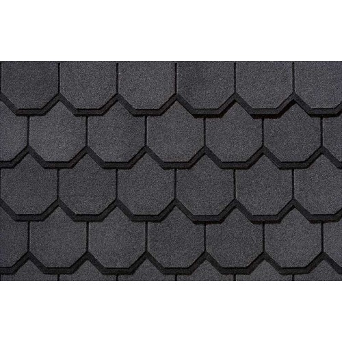 Гибкая черепица CertainTeed Carriage House - черепица премиум класса, имитирующая натуральный сланец фестончатой огранки.