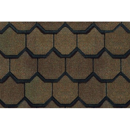 Гибкая черепица CertainTeed Carriage House - черепица премиум класса, имитирующая натуральный сланец фестончатой огранки