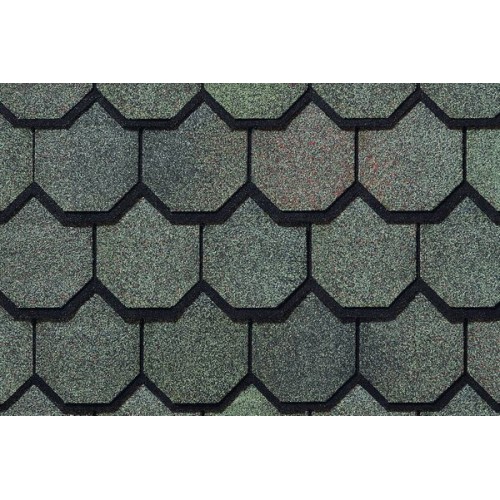 Гибкая черепица CertainTeed Carriage House - черепица премиум класса, имитирующая натуральный сланец фестончатой огранки