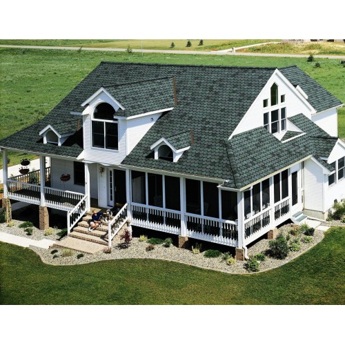 Гибкая черепица CertainTeed Carriage House - черепица премиум класса, имитирующая натуральный сланец фестончатой огранки