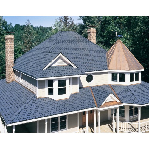 Гибкая черепица CertainTeed Carriage House - черепица премиум класса, имитирующая натуральный сланец фестончатой огранки