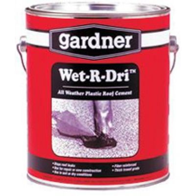 Битумная мастика Gardner Wet-R-Dri Roof Cement всепогодная кровельная мастика (битумный клей)