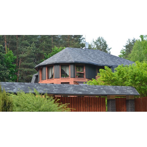 Гибкая черепица KATEPAL Ambient, дизайнерская, серебристый коралл