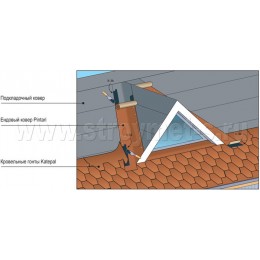 Ендовый ковер KATEPAL Pintari, дюна