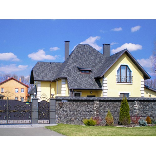 Гибкая черепица KATEPAL Jazzy, шестигранная, серый