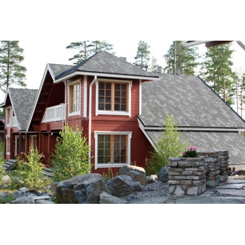 Гибкая черепица KATEPAL Jazzy, шестигранная, серый