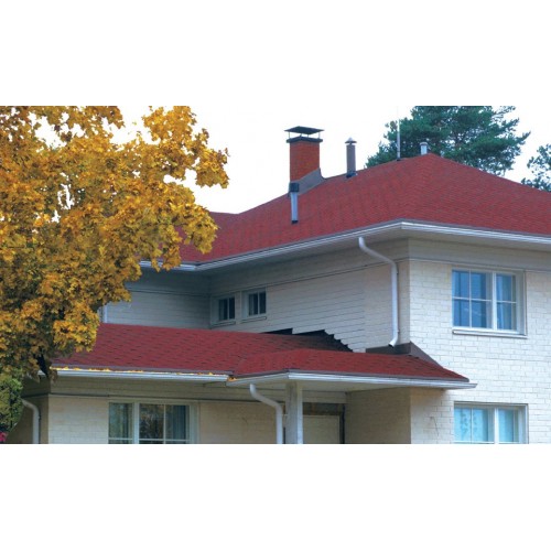 Гибкая черепица KATEPAL KL, шестигранная, красный