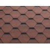 Гибкая черепица KATEPAL Katrilli, шестиугольная, осенний красный