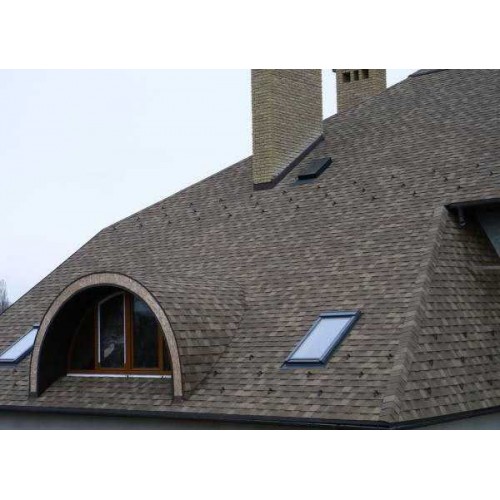 Гибкая черепица KATEPAL Mansion NEW Монтре, двухслойная (ламинированная), серый