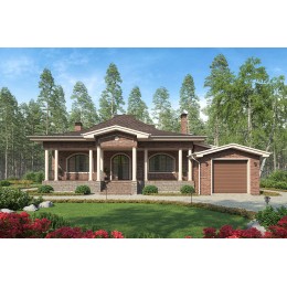 Гибкая черепица KATEPAL Mansion Бран, коричневый 