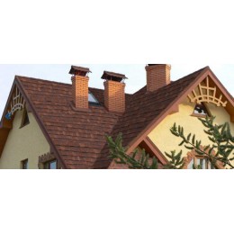 Гибкая черепица KATEPAL Mansion Кобург, красный