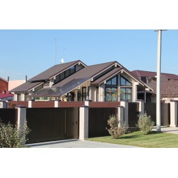 Гибкая черепица KATEPAL Rocky, спелый каштан