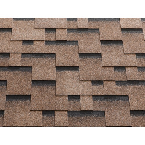 Гибкая черепица прямоугольной формы KATEPAL Rocky, дюна