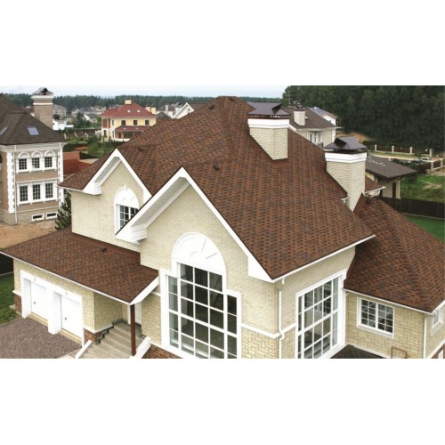 Гибкая черепица прямоугольной формы KATEPAL Rocky, дюна