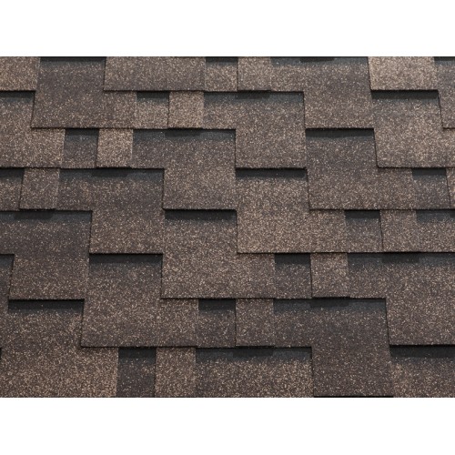 Гибкая черепица прямоугольной формы KATEPAL Rocky, махагон