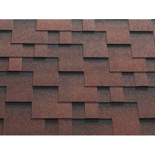 Гибкая черепица прямоугольной формы KATEPAL Rocky, гранит