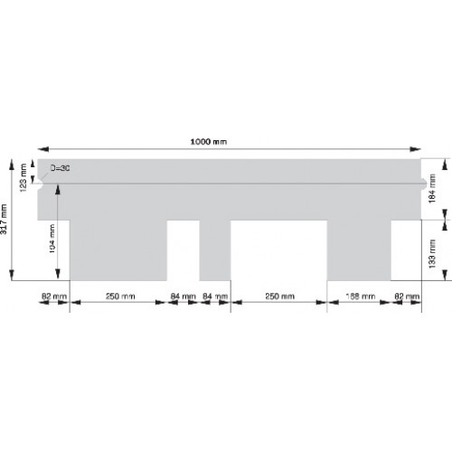 Гибкая черепица прямоугольной формы KATEPAL Rocky, медный отлив