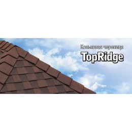 Коньковая черепица Katepal TopRidge, терракота