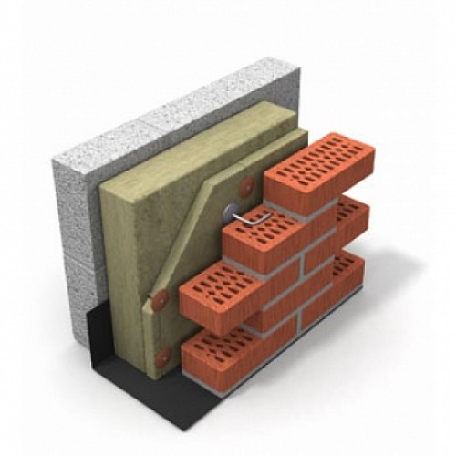 PAROC InWall - теплоизоляционный материал из каменной ваты для теплоизоляции трехслойных стен.