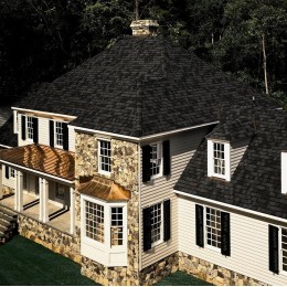 Гибкая черепица CertainTeed Grand Manor Black Pearl