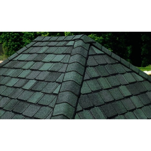 Коньковый элемент Shangle Ridge для кровли Carriage House, Higland Slate и Grand Manor, производится во всех цветах кровельного покрытия.